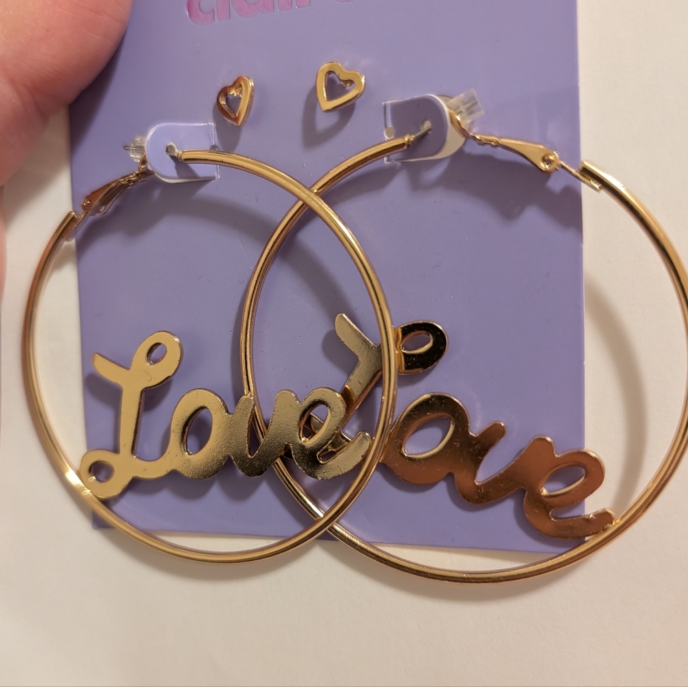 Earrings, never worn